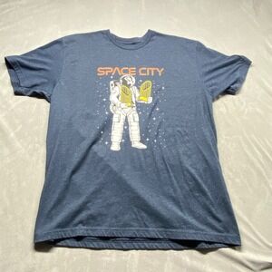 RamShirts Space City Astronaut Houston Astros Baseball Trophy Graphic T Shirt XL